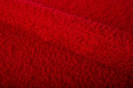 mohair rouge uni